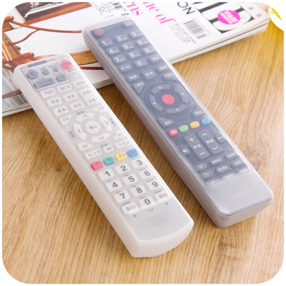 Capa de Silicone Protetor para Comando TV - Universal - Transparente 17cm