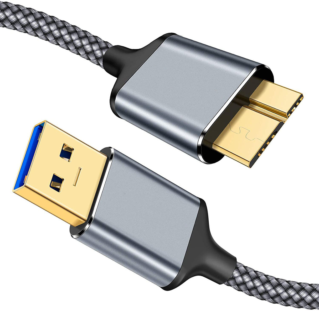 Cabo Dados Nylon Micro USB-B 3.0 1M