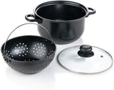 Cooking Pot Magic Panela com Escorredor Giratório Embutido