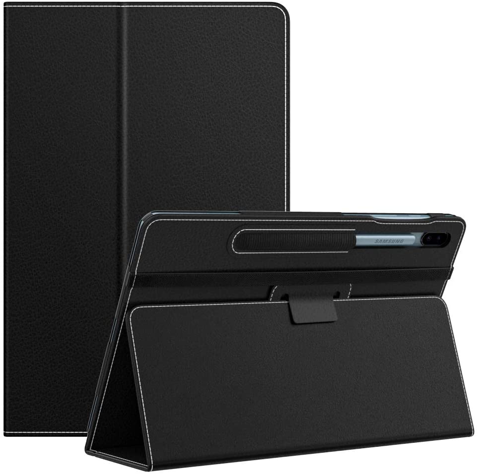 Capa Tablet Couro Tipo Livro com Suporte Stand Case para Samsung Galaxy Tab S6 T860 / T865