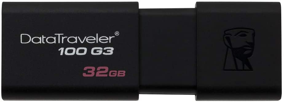Kingston Pen Drive 32GB DataTraveler 100 G3 USB 3.1 Gen 1/USB 3.0 Flash Drive