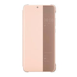 Capa Original para Huawei P20 Smart View Flip Cover Pink