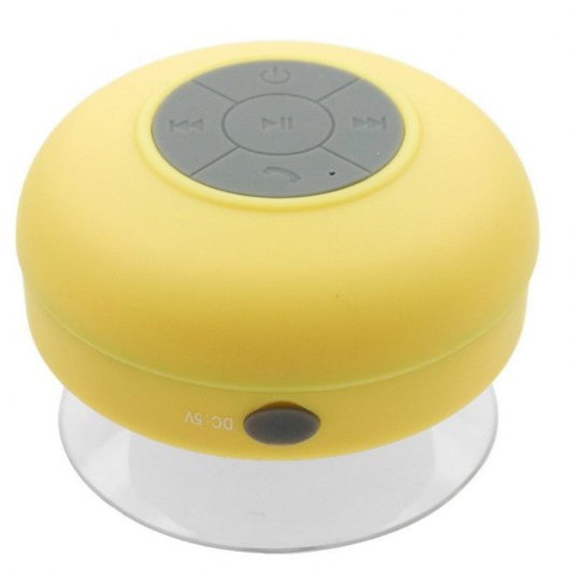 Coluna Bluetooth Banho impermeável Amarelo