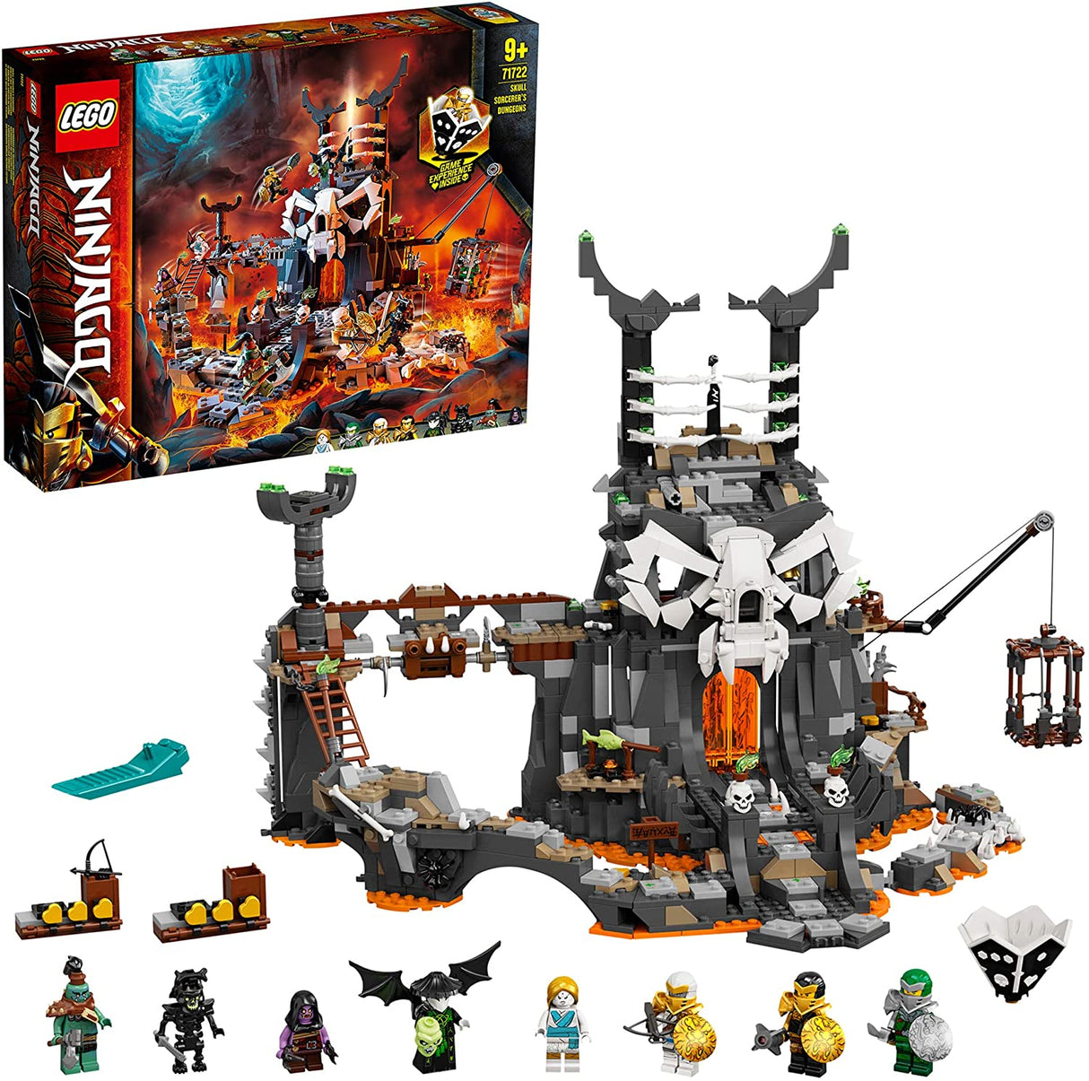 LEGO Ninjago 71722 Masmorras Do Feiticeiro Caveira