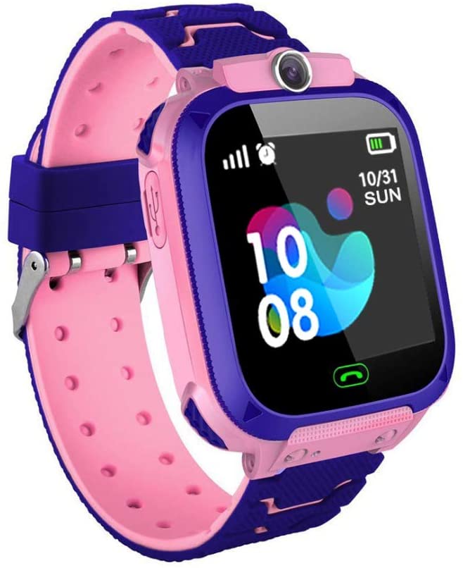 Smartwatch S8 Kids com Posicionamento GPS para Crianças (Rosa)