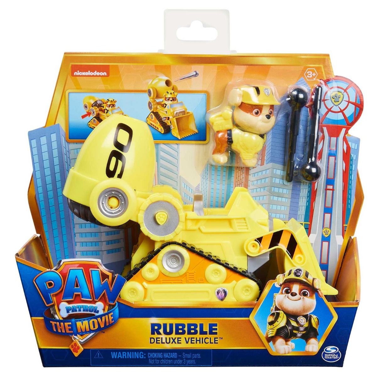 Patrulha Pata O Filme Rubble Deluxe Veiculo Transformável