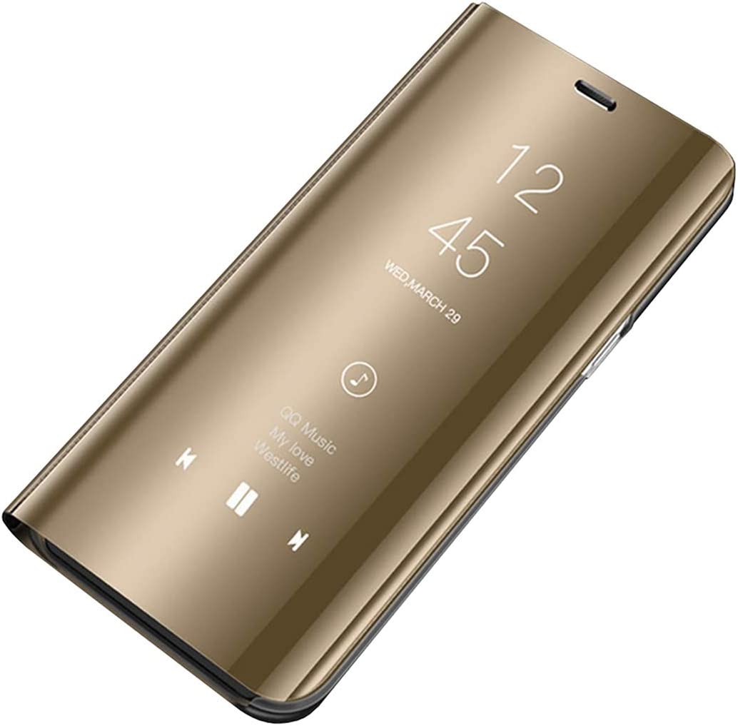 Capa Clear View Dourado para Samsung Galaxy A51 / A31