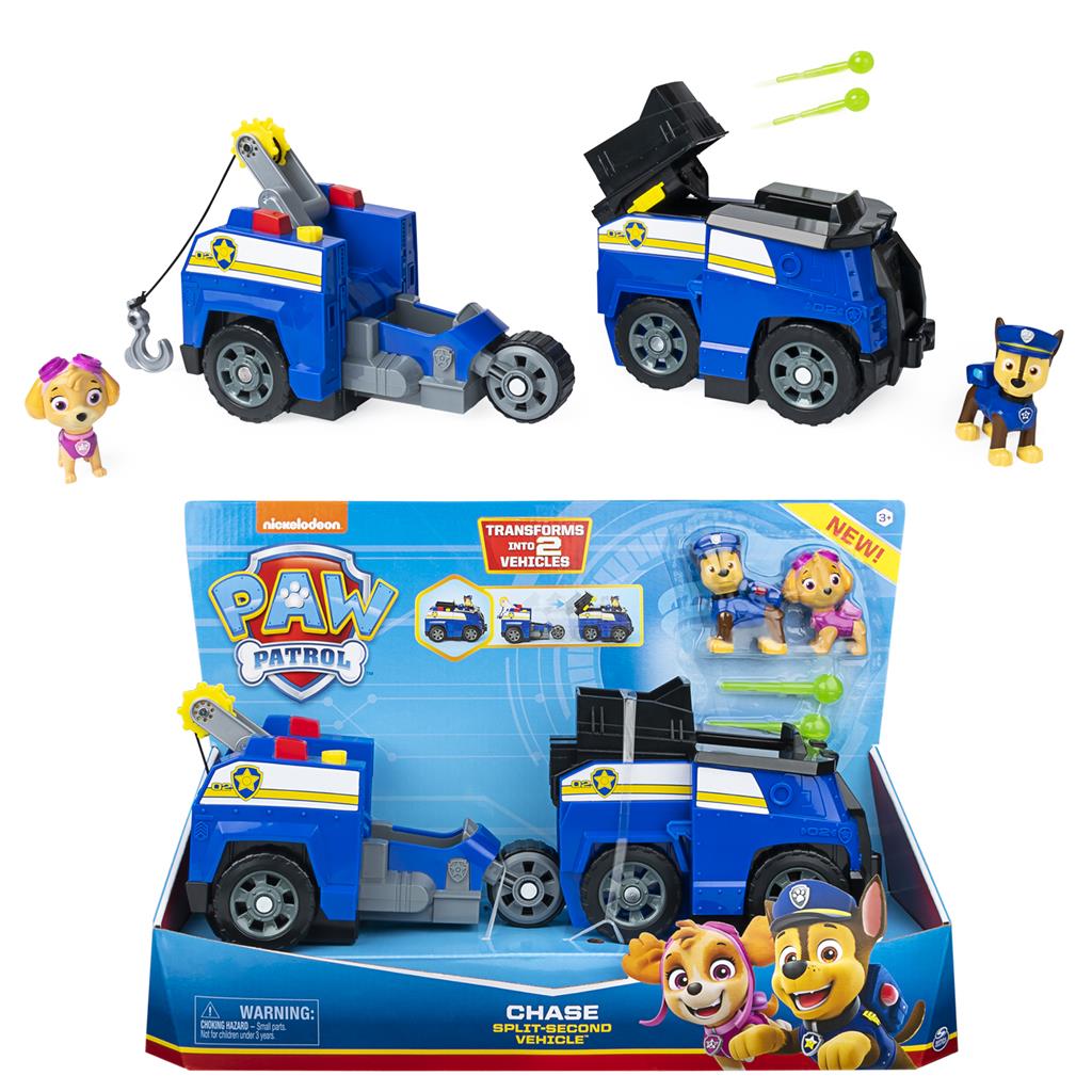 Patrulha pata - Veiculo chase transformer 2 em 1