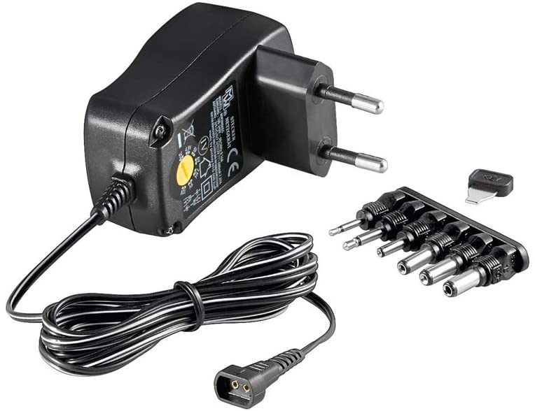 Goobay Carregador Universal com kit pontas 3-12V 7.2 W / 600mAh