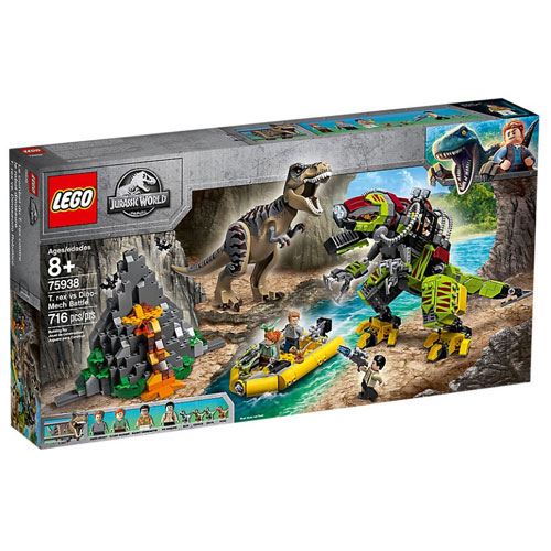 LEGO Jurassic World 75938 Combate T-Rex vs Robô Dinossauro
