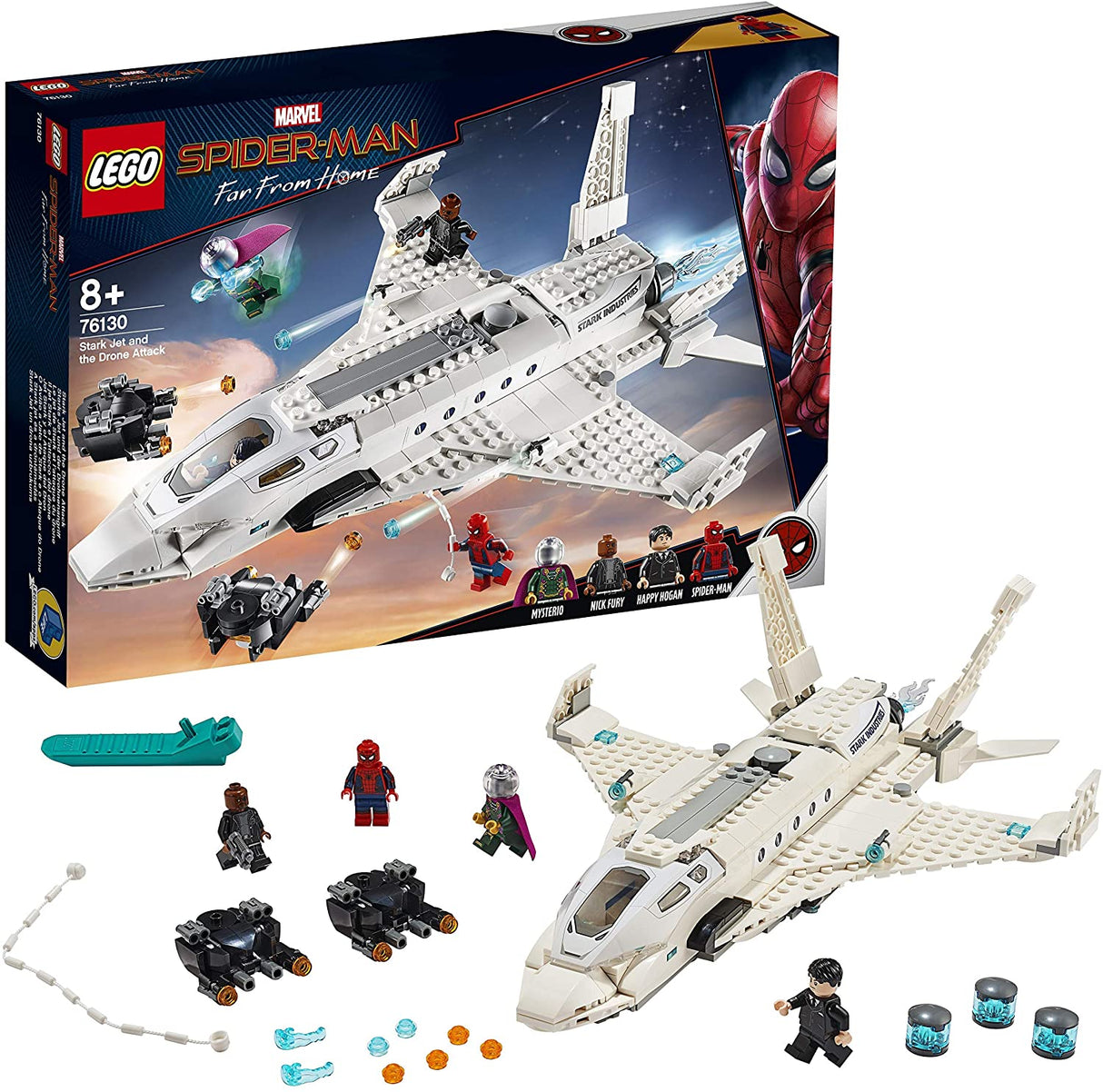 LEGO Marvel Super Heroes 76130 O Avião a Jato de Stark e o Ataque do Drone