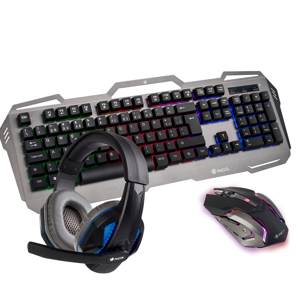 NGS GAMING PACK TECLADO RATO E AUSCULTADOR GBX-1500