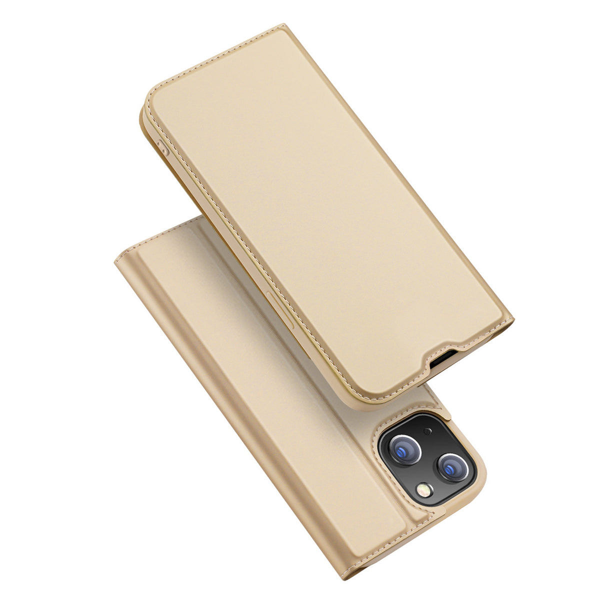 Dux Ducis Skin Pro Capa Flip Cover iPhone 14 Dourado