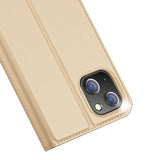 Dux Ducis Skin Pro Capa Flip Cover iPhone 14 PLUS Dourado