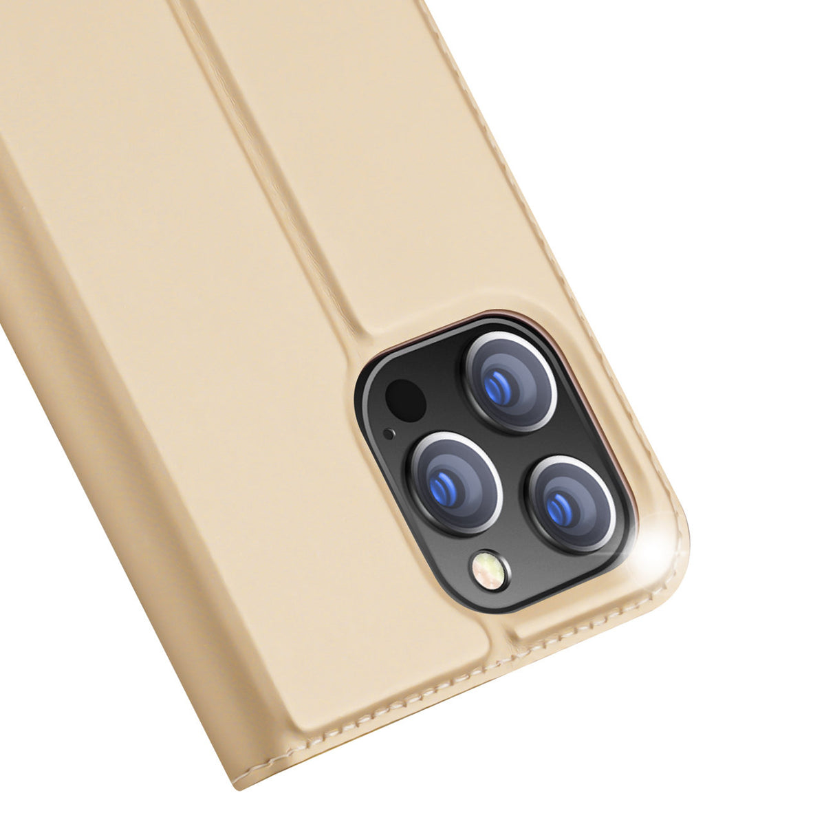 Dux Ducis Skin Pro Capa Flip Cover iPhone 14 PRO Dourado