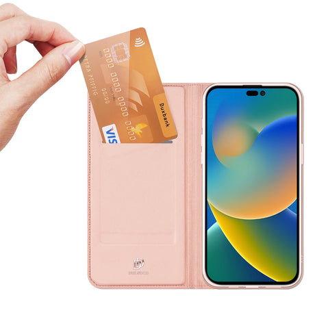 Dux Ducis Skin Pro Capa Flip Cover iPhone 14 PRO MAX Rosa