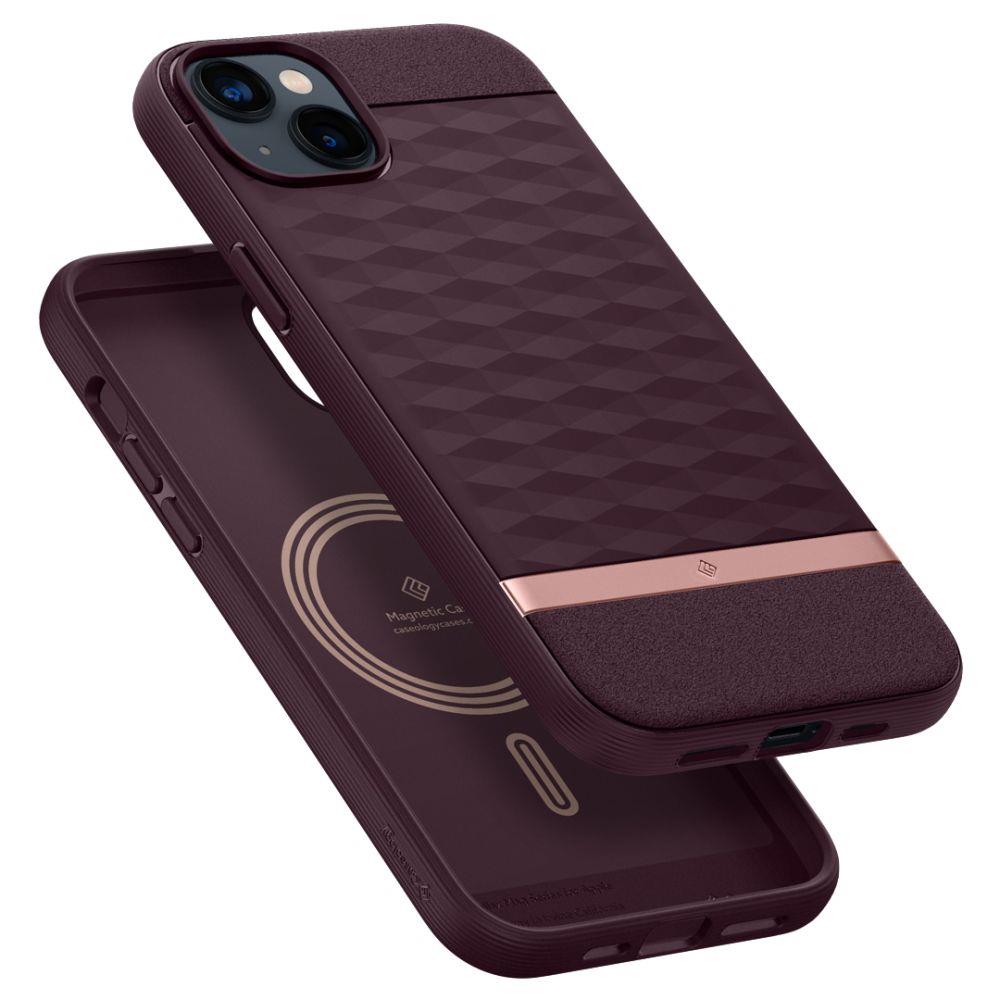 Caseology Capa com Magsafe iPhone 14 Borgonha