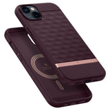 Caseology Capa com Magsafe iPhone 14 Borgonha