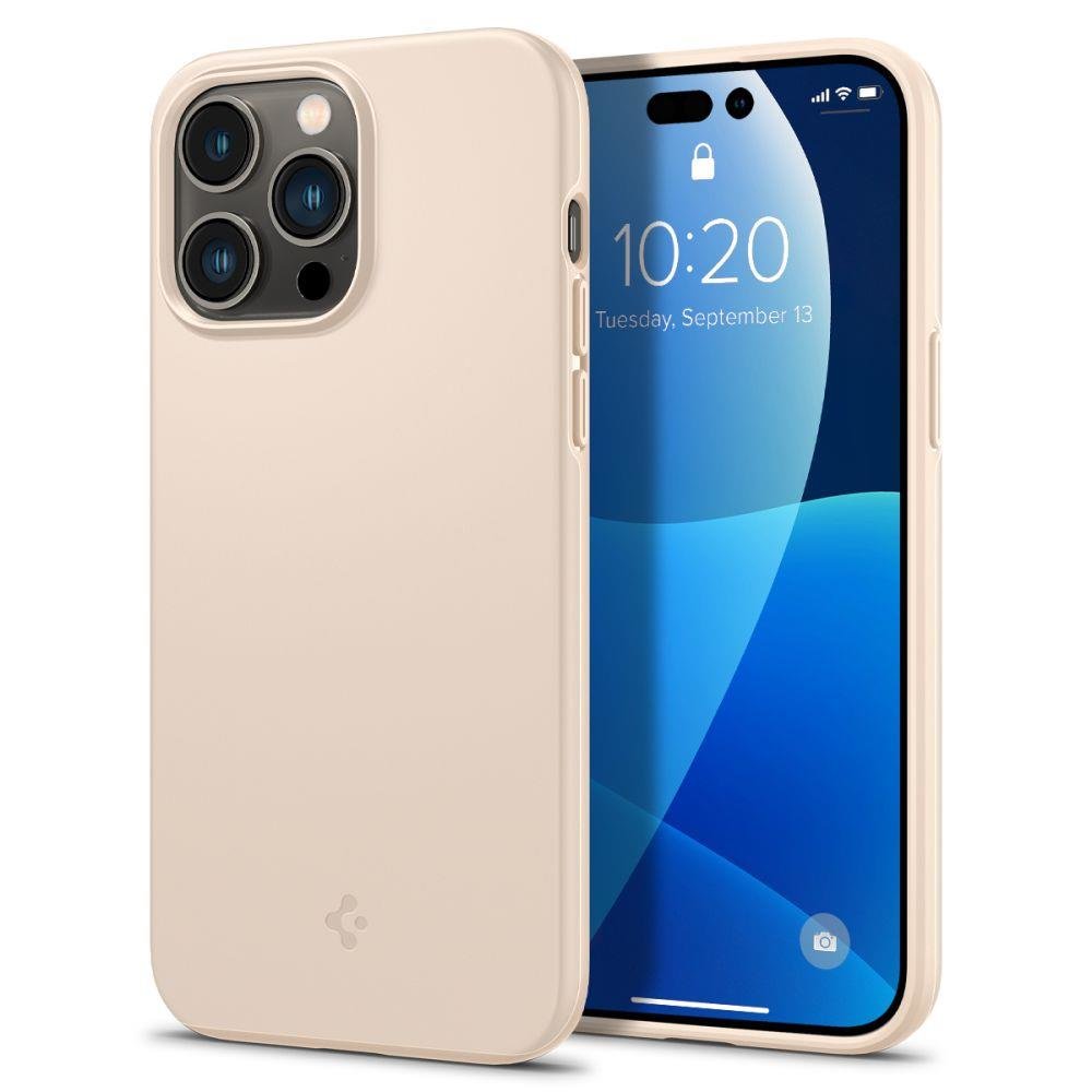 Capa Spigen THIN FIT iPhone 14 PRO MAX Creme