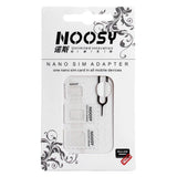 Conjunto de adaptador Noosy Nano Micro Sim 3in1 para iPhone