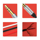 Cabo REMAX mini jack auxiliar de 1 metro preto