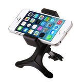 Suporte para telefone móvel de ventilação de ar preto