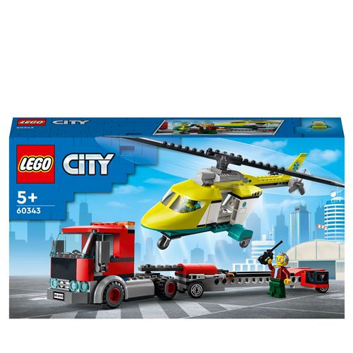 LEGO City 60343 Transporte de Helicóptero de Salvamento