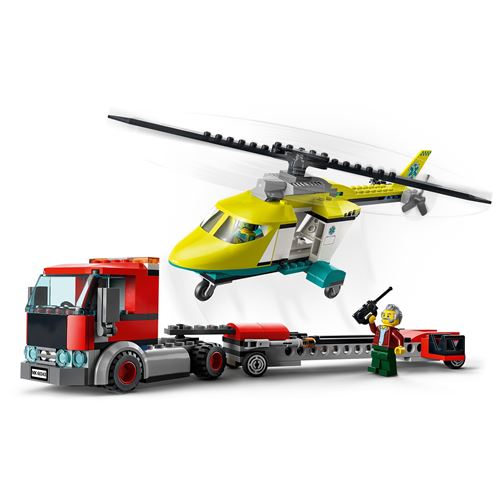 LEGO City 60343 Transporte de Helicóptero de Salvamento