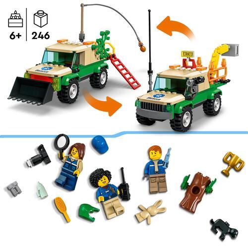 Lego City Missions 60353 - Missões de Resgate de Animais Selvagens