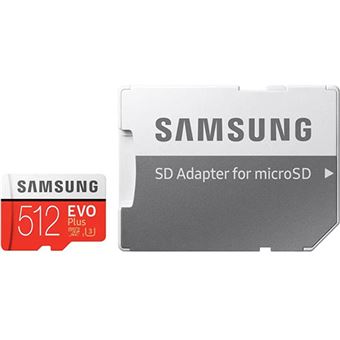 Cartão de Memória Micro SDXC Evo+ 512GB + Adaptador - SAMSUNG