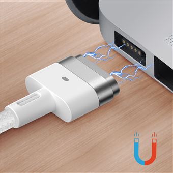 Cabo USB-C para MagSafe 2 Baseus para Macbook | Potência 60W | 2m - Branco