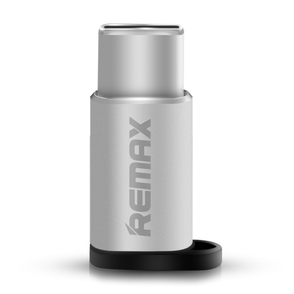 Adaptador micro USB para USB Tipo-C Remax prata (RA-USB1 prata)