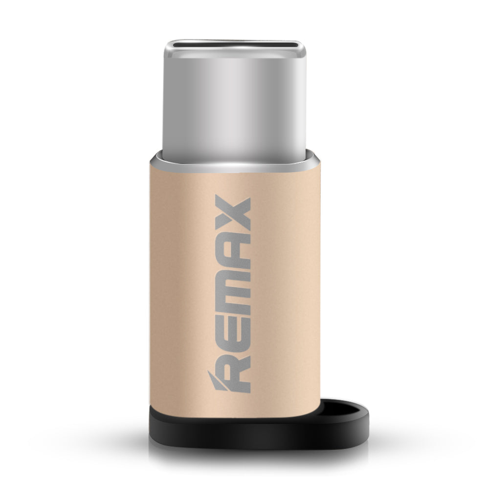 Adaptador micro USB para USB Tipo-C Remax ouro (RA-USB1 ouro)