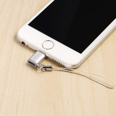 Adaptador micro USB para relâmpago Remax prata