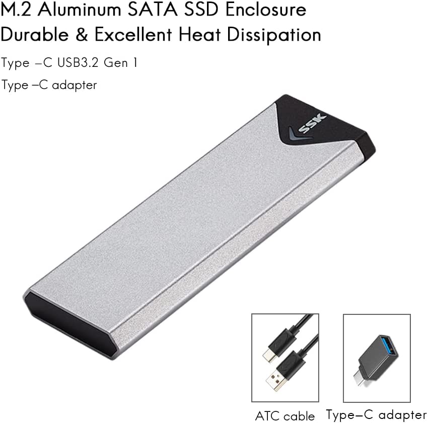 SSK Adaptador para SSD SATA M.2