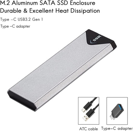 SSK Adaptador para SSD SATA M.2