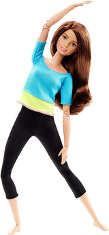 Barbie Made to Move Azul Boneca Articulada
