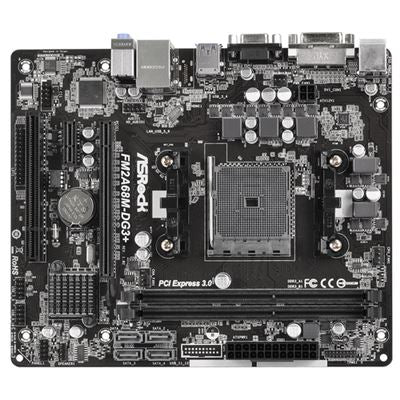 Placa Base Asrock Fm2A68M-Dg3 Micro-Atx