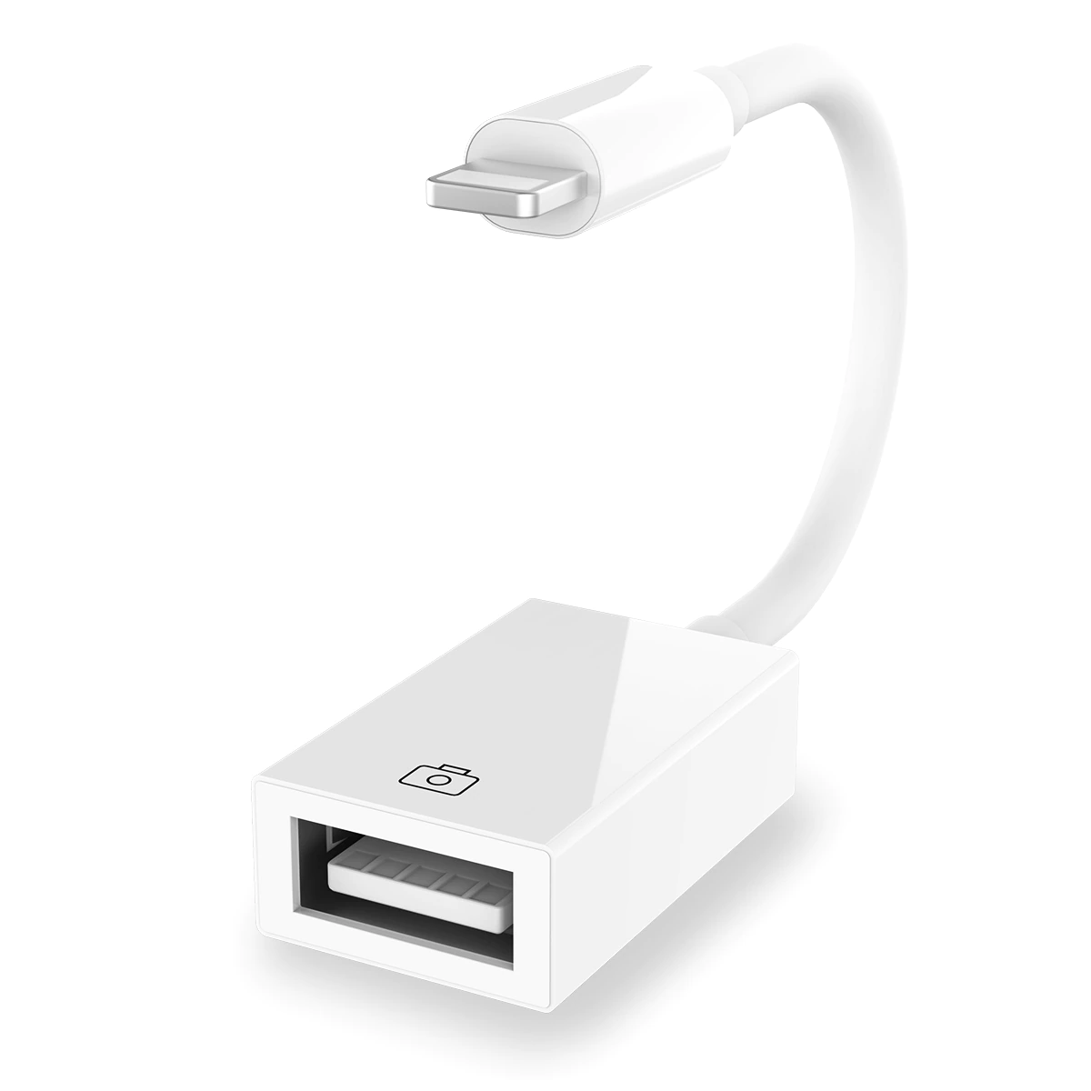 Adaptador OTG Lightning para USB iPhone iPad