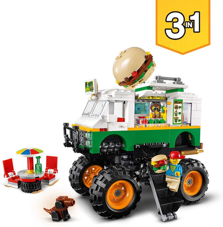 LEGO Creator 3 em 1 Carrinha de Hambúrgueres Gigante - 31104