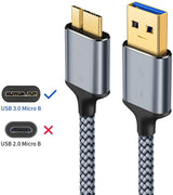 Cabo Dados Nylon Micro USB-B 3.0 1M
