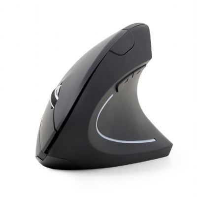 Gembird Rato Ergonómico Vertical Wireless Black