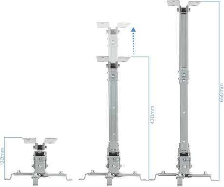 Tooq Suporte de Teto Inclinável para Projetor 20 kg