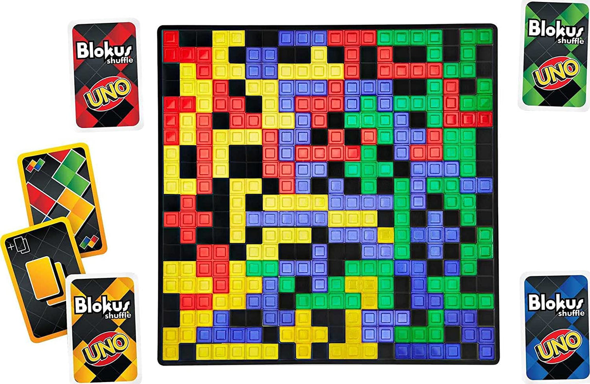 Blokus Shuffle UNO Edition Mattel Games