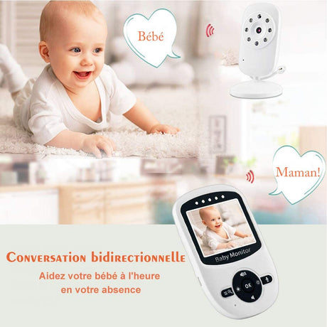 Intercomunicador para Bebé Multi4you® com Visão Noturna Câmara sem fio Comunicação Bidirecional