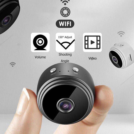 Mini Câmara Espiã WiFi com Visão Noturna
