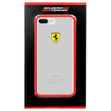 Capa IPhone 7 Plus / iPhone 8 Plus Ferrari Transparente Red Border