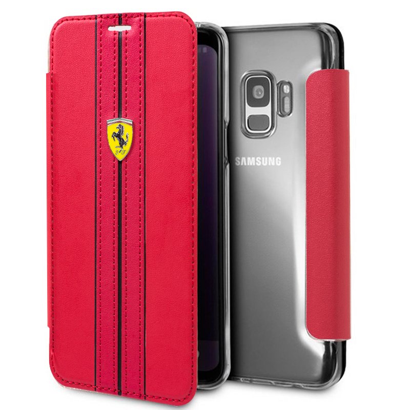 Capa Flip Cover Samsung G960 Galaxy S9 Ferrari Vermelho