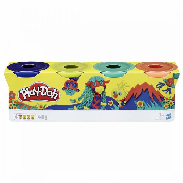 Play-Doh Pack 4 Potes (Sortido) - E4867/B5517