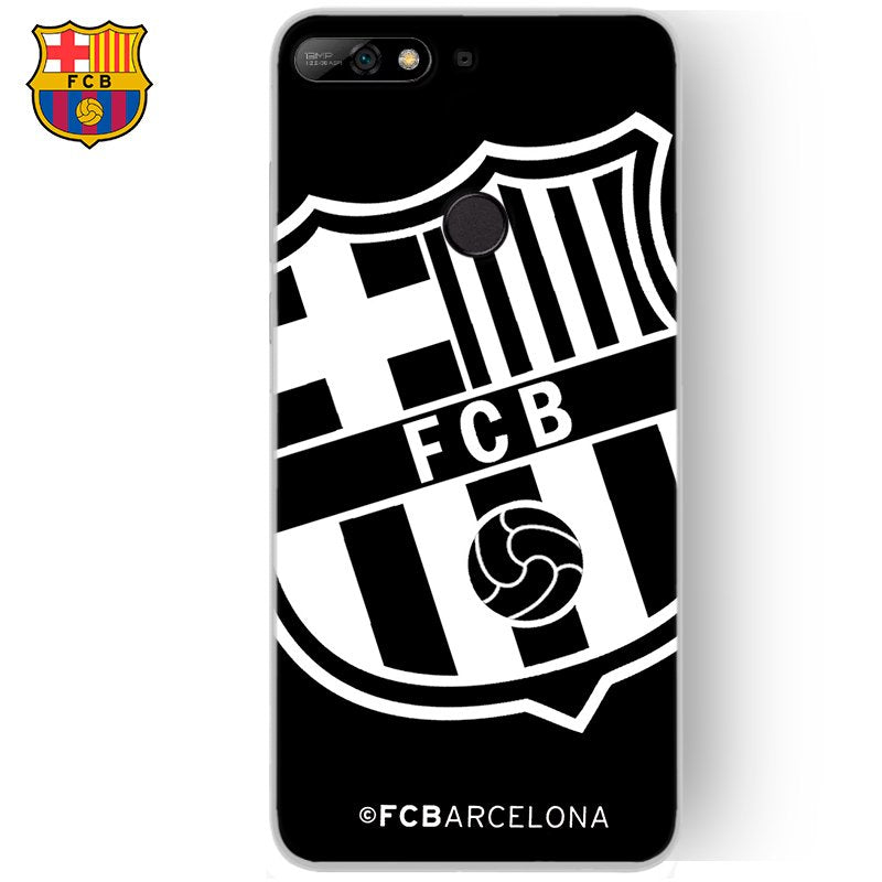 Capa Huawei Y7 (2018) / Honor 7C Case FC Barcelona Preto